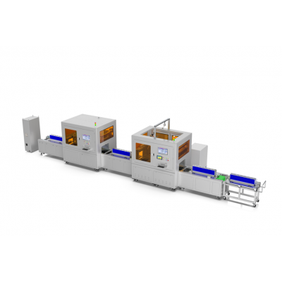 方壳电池模组半自动焊接线